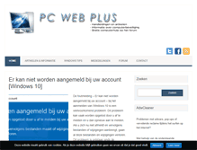 Tablet Screenshot of blog.pcwebplus.nl